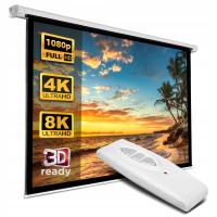 EKRAN PROJEKCYJNY ELEKTRYCZNY 300x220 150'' BYDGOSZCZ od RĘKI