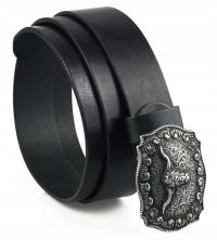 МОТОЦИКЛЕТНЫЙ КОЖАНЫЙ РЕМЕНЬ С ПОЛНОЙ ПРЯЖКОЙ