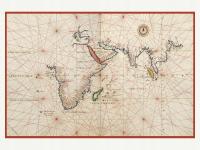 OCEAN INDYJSKI Afryka Półwysep Indyjski 1544 r.