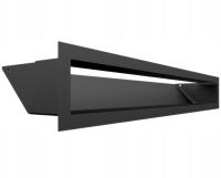 Решетка для камина LUFT 90X600 черная вентиляционная решетка 9x60 см