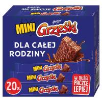 Goplana мини Grzeski батончики вафли фаршированные какао в шоколаде 20x20 г