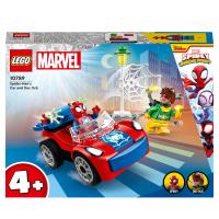 LEGO MARVEL Samochód Spider-Mana Doc Ock Pajęczy Pościg Super Heroes 4+