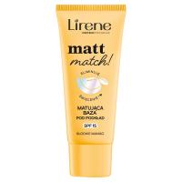 Baza matująca pod makijaż Lirene Matt Match! SPF 15, 30 ml ekstrakt z mango