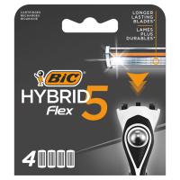 BIC Hybrid 5 Flex картриджи для бритвы лезвия 4 шт