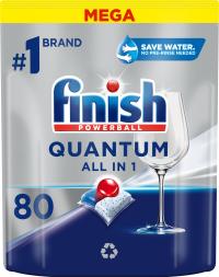Finish Quantum капсулы для посудомоечной машины все-в-1 обычные 80 шт