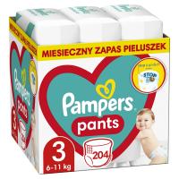 Pampers Pants 3 204 шт. 6-11 кг подгузники