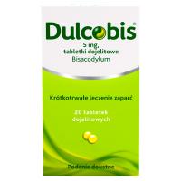 Lek na zaparcia Dulcobis 20 tabletek dojelitowych