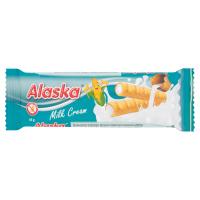 RURKI KUKURYDZIANE Z KREMEM MLECZNYM BEZGLUTENOWE 18 g - ALASKA X 10 SZT