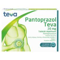 Pantoprazol TEVA 20 mg refluks zgaga 14 tabletek
