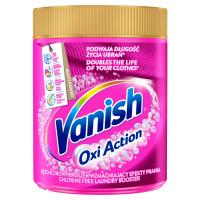 Vanish Oxi Action Odplamiacz do tkanin w proszku do kolorów kolor Pink 470g