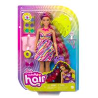 LALKA BARBIE TOTALLY HAIR HCM89 PRZEBOJOWA FRYZURA KWIATKI + AKCESORIA 3+