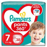 Pampers Pants 7 38 шт. 17 кг подгузники