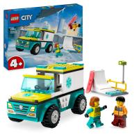 LEGO City 60403 скорая помощь и сноубордист