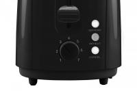 2× Toster dwuszczelinowy Amica TD 1015 Rozmrażanie 750W 2 Tosty Czarny
