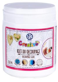 KLEJ DO DECOUPAGE DO FILCU TKANIN PAPIERU I DREWNA 250 ml ASTRA