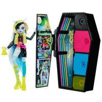 Monster High Frankie Stein Страшныйсекреты Серия 3 Неоновый набор HNF79