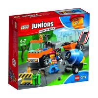 LEGO Juniors 10750 - Samochód robót drogowych Klocki Budowa Drogi NOWE