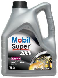 Olej silnikowy Mobil Super 2000 X1 półsyntetyczny 10W-40 4 l