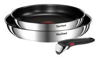 Набор сковородок 24/28 см Tefal Ingenio Emotion Induction l897s374 серебристый