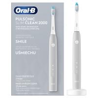Электрическая зубная щетка Oral-B Pulsonic Slim Clean 2000 серая