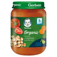 Obiadek Gerber Organic Jarzynki z indykiem w pomidorach 190 g
