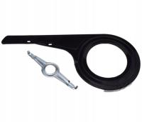 OSŁONA MECHANIZMU ROWEROWEGO 48Z CZARNA PLASTIK