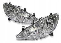 PEUGEOT 307 01-05 H1+H1+H7 Reflektor lampa DEPO