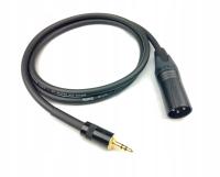 Kabel XLR - jack 3,5 mm LGJ Group KLOTZ MY206 XLR M na mini jack 1m 1 m