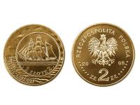 2 zł - Dzieje złotego Żaglowiec 2005 r