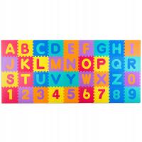Большой образовательный пенопластовый коврик EVA Puzzle Letters 30x30 см 36 шт. RICOKIDS