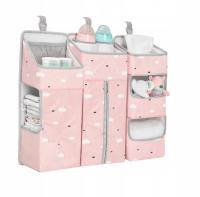 Органайзер для детской кроватки 3в1 для подгузников и аксессуаров (I031)