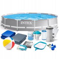 Садовый бассейн INTEX 366X76 комплект 16in1