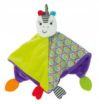 PRZYTULANKA KOCYK MASKOTKA ZEBRA DO WÓZKA DO ŁÓŻECZKA MALI KUMPLE 0+ SMILY