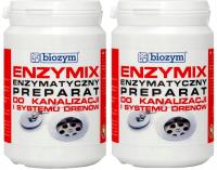 Biozym Enzymix udrażniacz proszek do drenaży kanalizacji usuwa zapachy 1kg