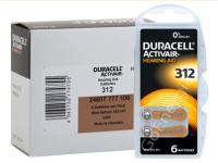 Duracell 312 батареи для слуховых аппаратов 60 шт