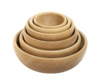 MISKI DREWNIANE bukowe 20,18,16,14,12,10 KOMPLET Producent