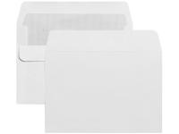 Канцелярские конверты с буквами, самоклеящиеся, с полосой, стандарт C6 SK, белый, 50 шт.