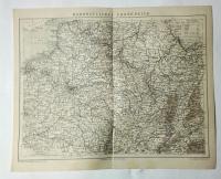 grafika/mapa Nordöstliche Frankreich Francja 1884