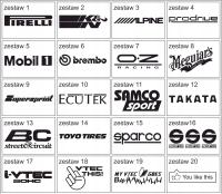 Автомобильные наклейки 120 моделей на выбор супер качество!