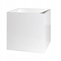 Pojemnik kostka kubik plexi biała 30x30x30 cm