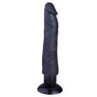 Большой Черный Вибратор с CyberSkóry На Присоске