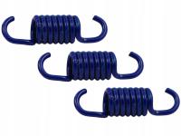 TUNINGOWE SPRĘŻYNKI SPRZĘGŁA SKUTER 4T GY6 NIEBIESKIE x 3 + 1000 obrotów