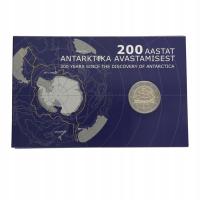 Estonia 2 Euro - Antarktyka 2020 COIN CARD