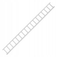 Płotek przeciwśniegowy dł. 200cm wys. 15cm ocynk - Srebrny RAL9006