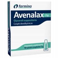 Avenalax Czopki glicerynowe 2g, 10 czopków