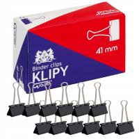 Klipy do papieru klipsy biurowe 41mm op.12