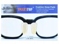 Носовые накладки для очков SmarTop силиконовые наклейки 2шт \ прозрачный