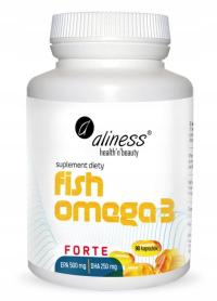 Aliness Fish Omega 3 Forte большая доза EPA DHA 90K
