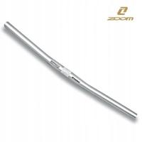 Руль велосипеда 25.4/600 мм прямой алюминиевый зум серебро