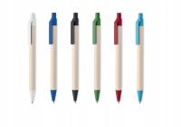 DŁUGOPISY REKLAMOWE ekologiczne Mito Pen z nadrukiem LOGO TEKST 100 szt.